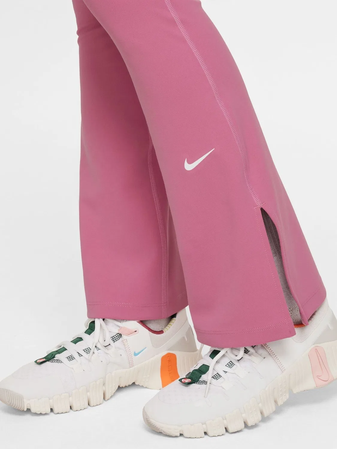 Леггинсы Nike One Dri-FIT Flared, Peony Pink — фото 3