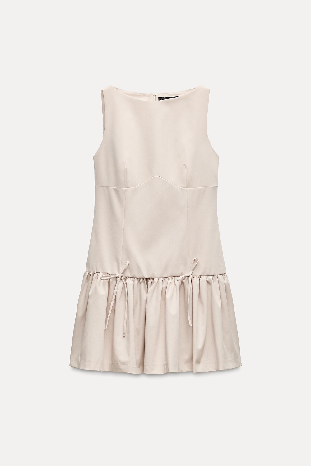 

Платье Zara, светло-бежевый