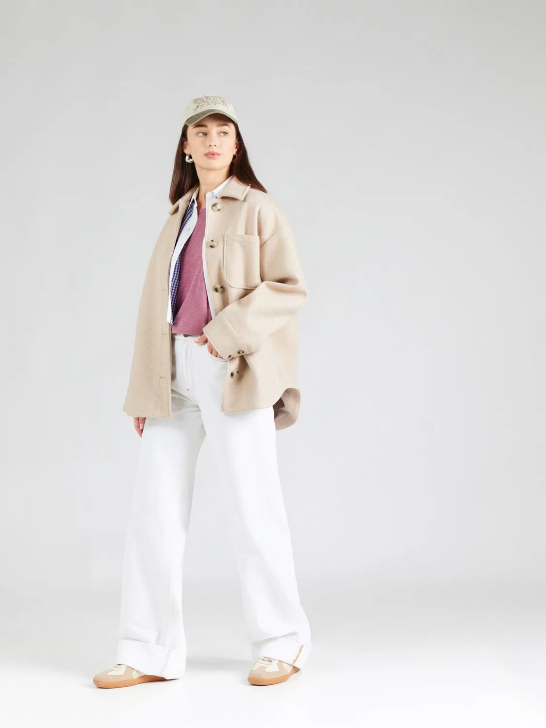 Рубашка Gap FOREVERSOFT в розовом цвете — фото 4