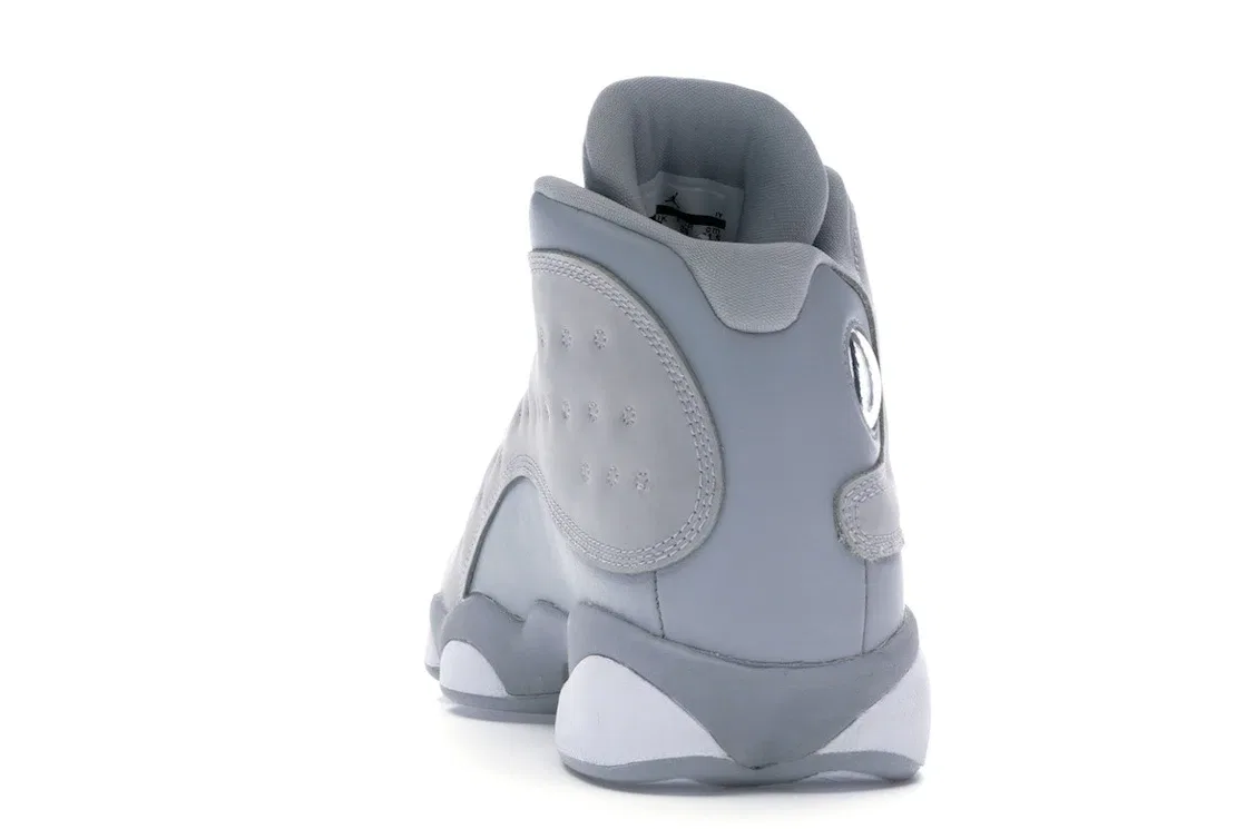 Детские кроссовки Lifestyle с моделью Jordan 13 Retro Jordan, Wolf Grey/White-Deadly Pink-White — фото 4