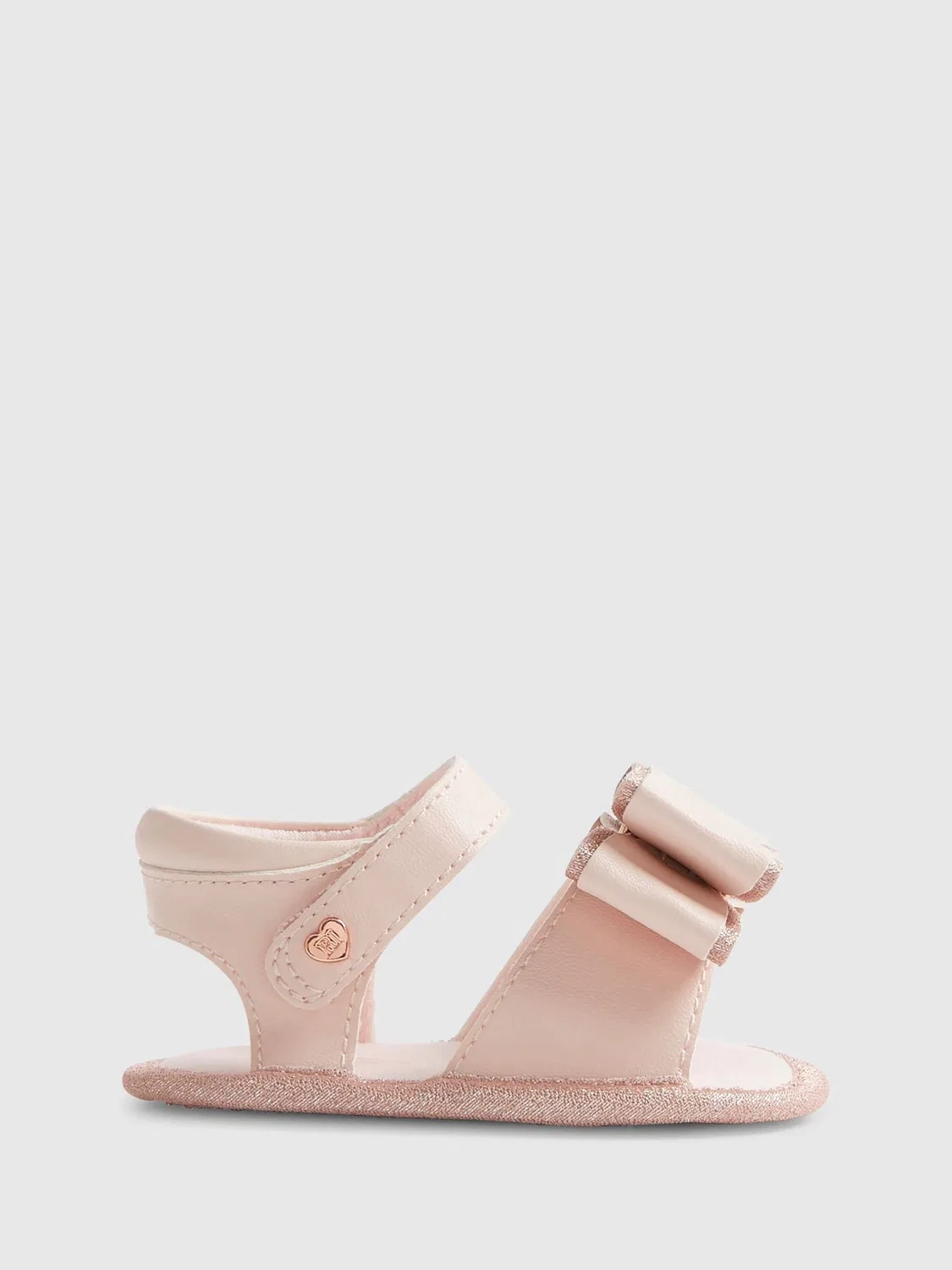 Сандалии с бантом River Island, розовый