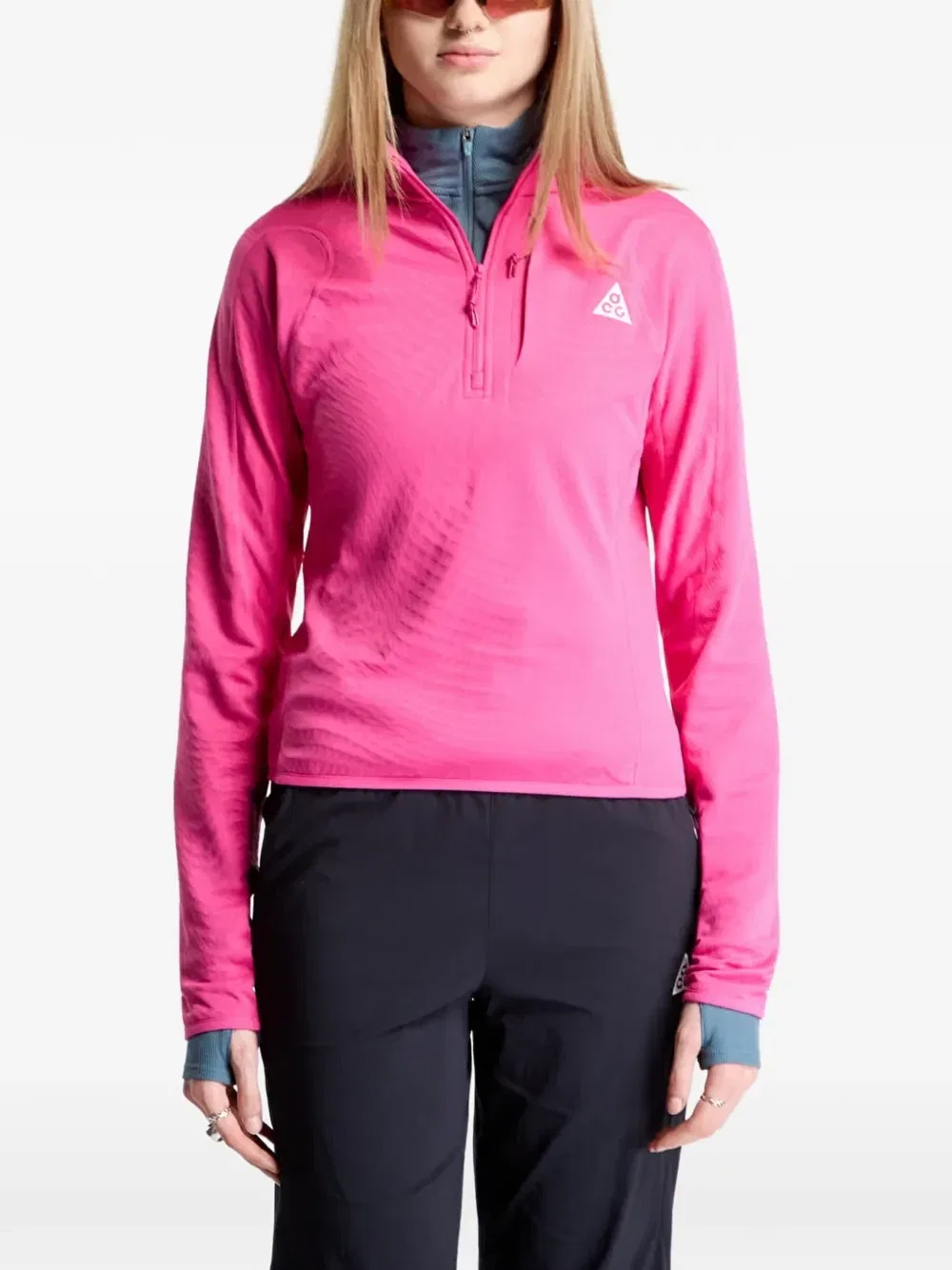 Футболка Wolf Grid Therma-FIT Nike, розовый — фото 2