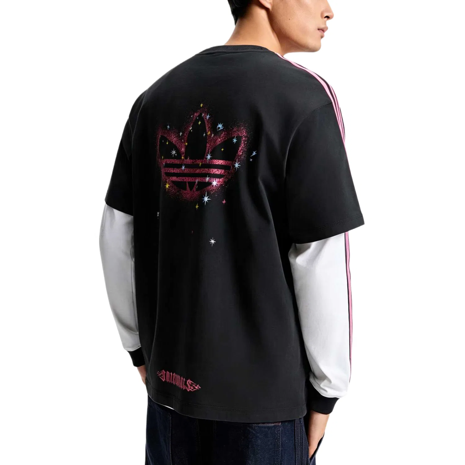 Футболка с круглым вырезом Adidas Originals, Black — фото 3