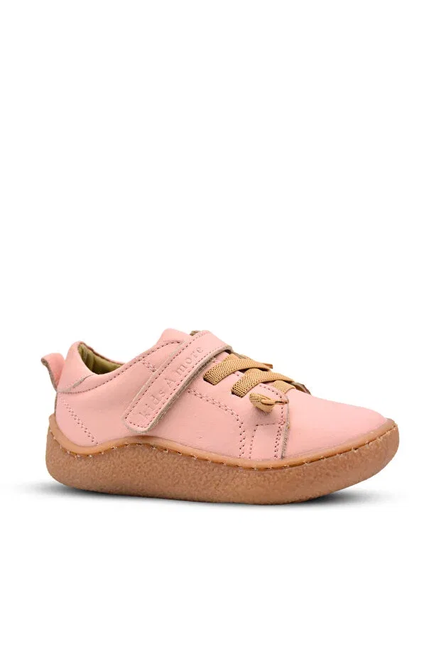 Детские туфли для девочек из натуральной кожи Nicolo Kids A More, Powder