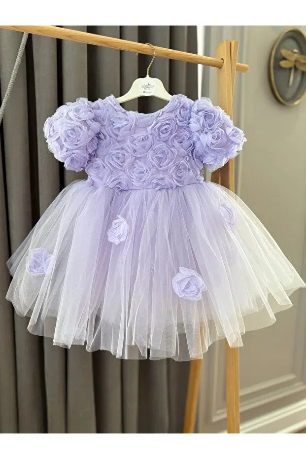 Детское платье для девочек с принтом Party Baby Aden, Lila