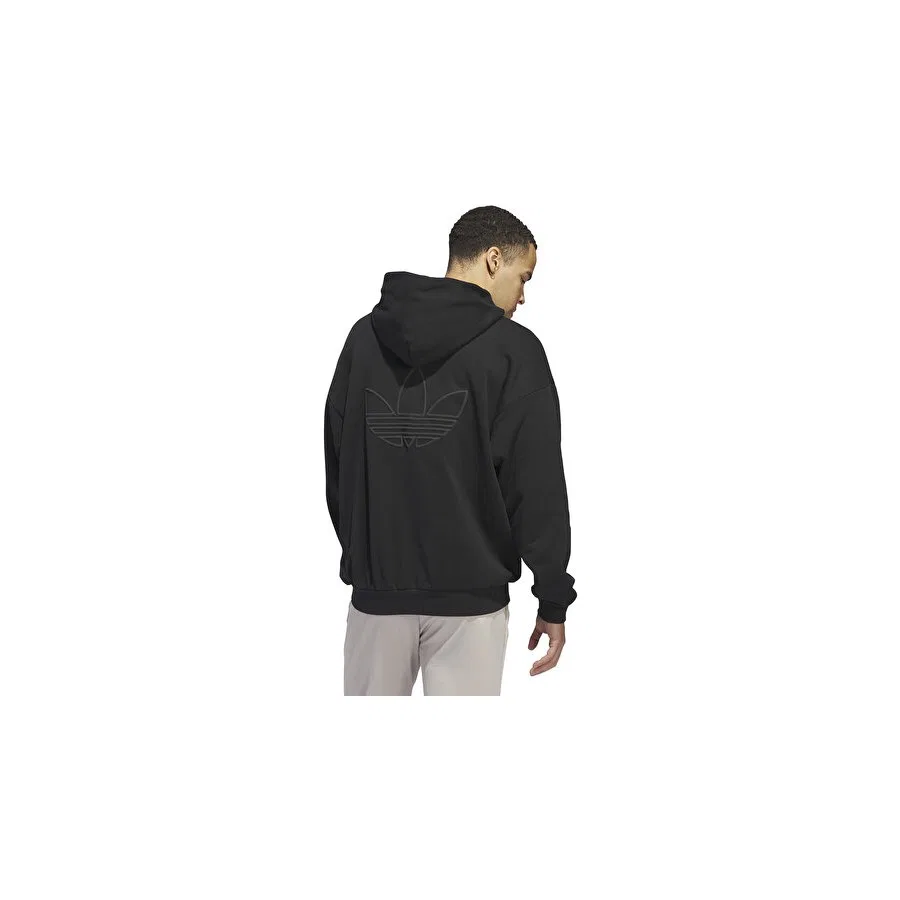 Мужской свитшот с капюшоном Ae Foun Hoody adidas, Черный — фото 2