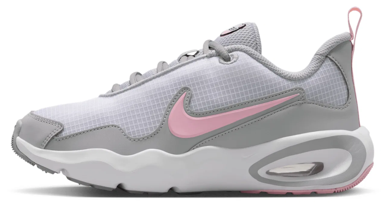 Кроссовки для мальчиков Air Max Nova Nike, цвет White/Wolf Grey/Med Soft Pink — фото 2