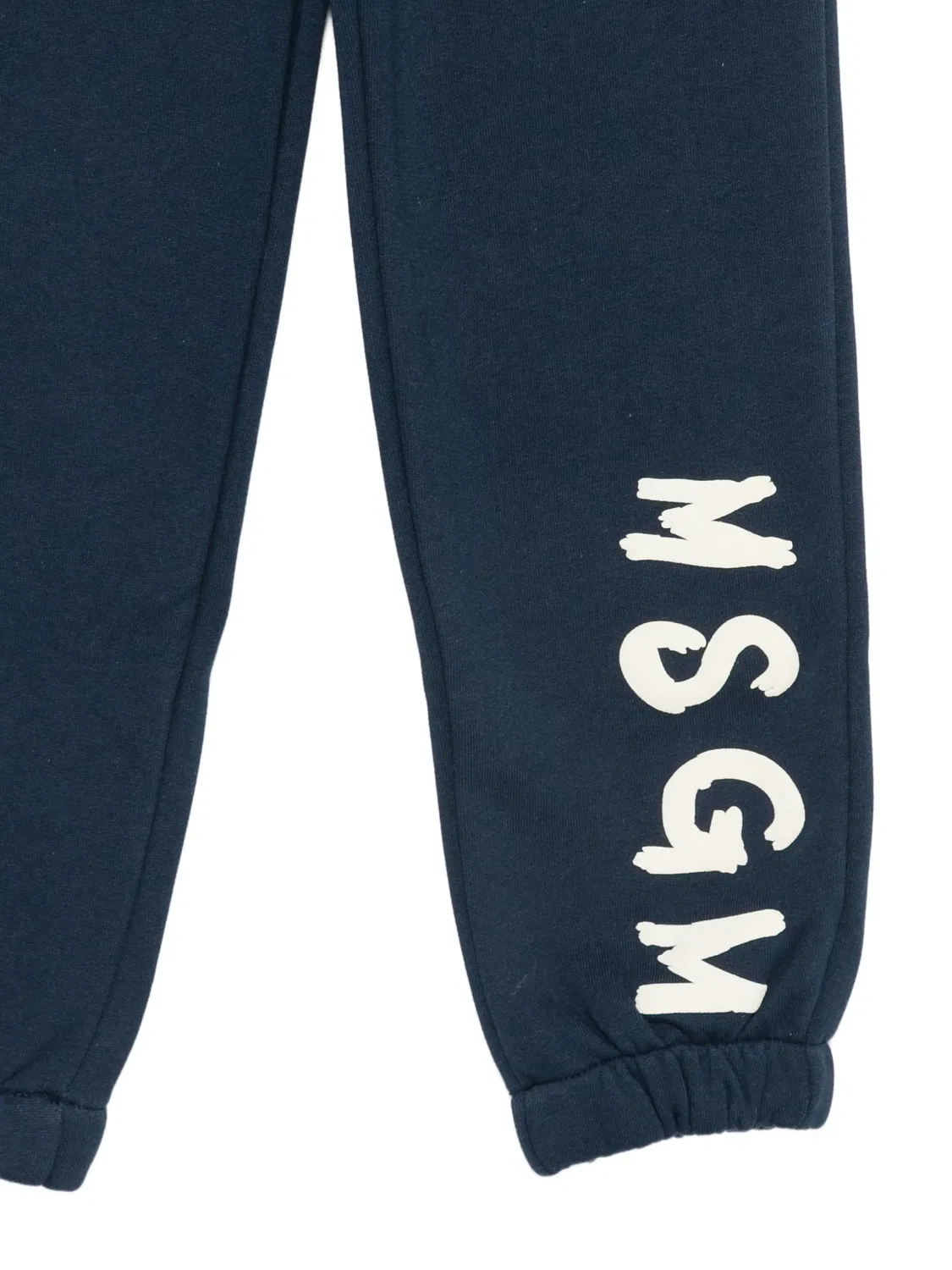 Спортивные брюки с логотипом синие MSGM, синий — фото 2
