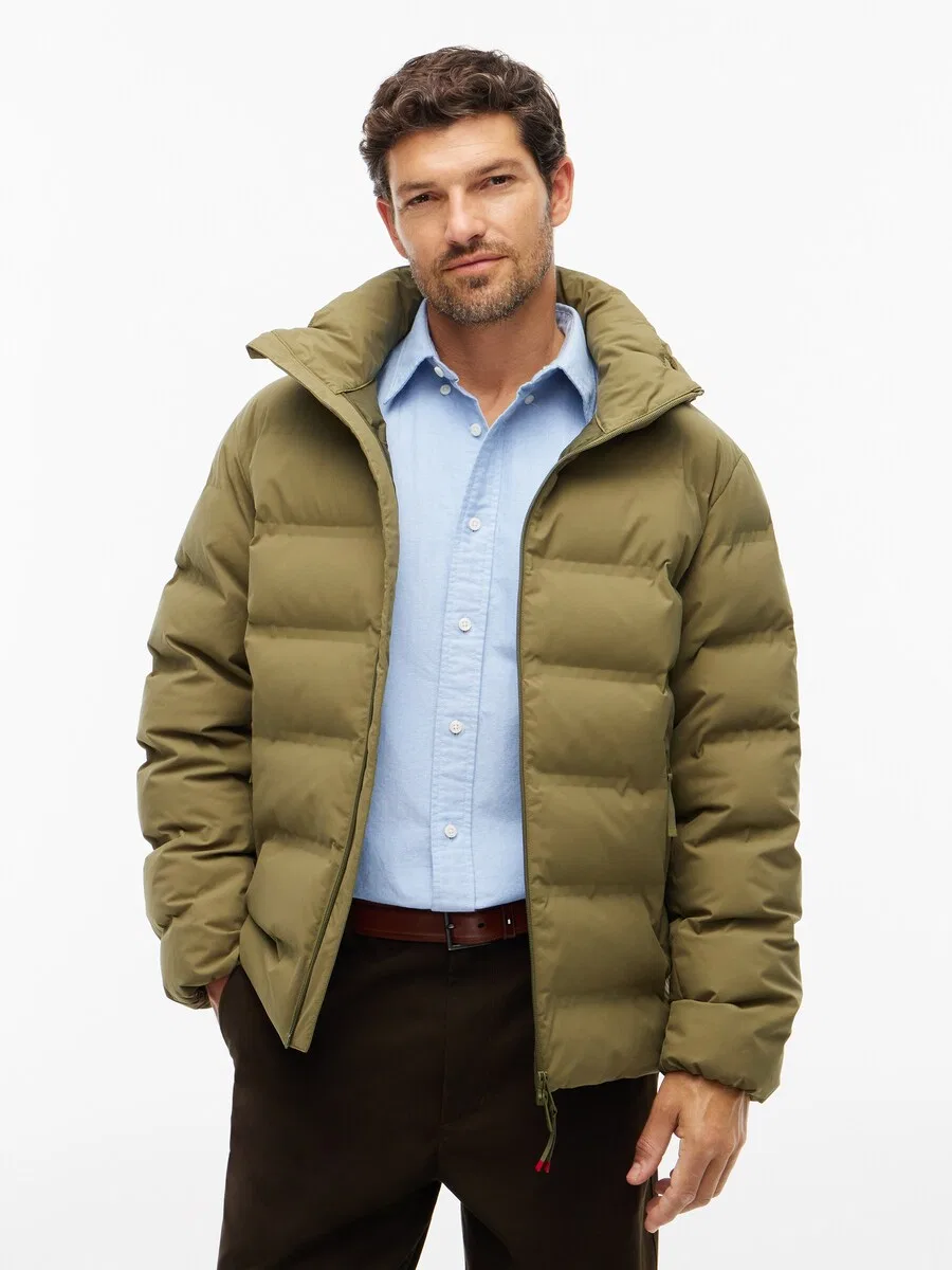 Зимняя куртка TOMMY HILFIGER 'Tech Heat' оливкового цвета — фото 2