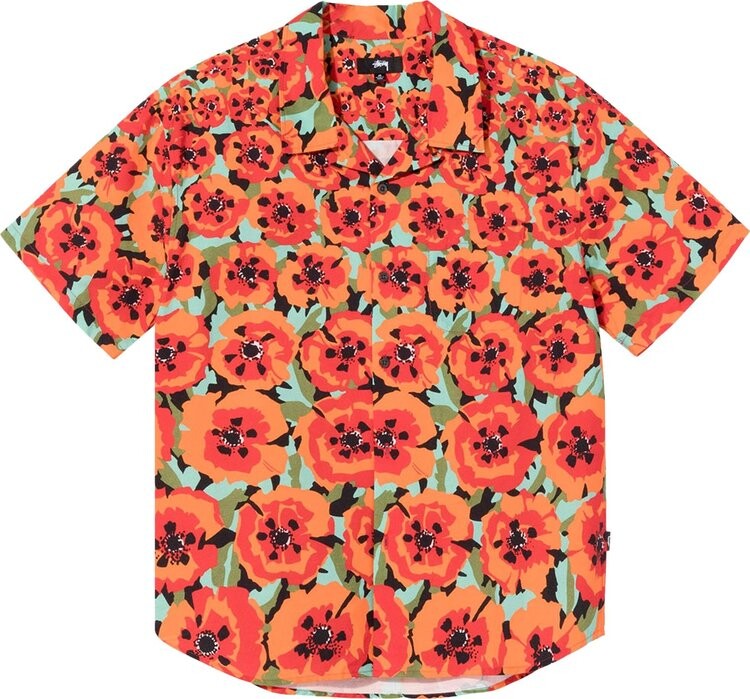 

Рубашка Stussy Poppy Shirt 'Orange', оранжевый