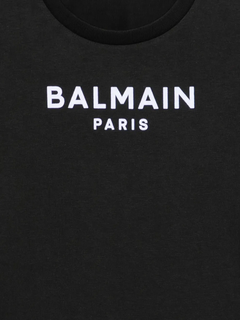Футболка с длинными рукавами и логотипом Balmain Kids, черный — фото 3