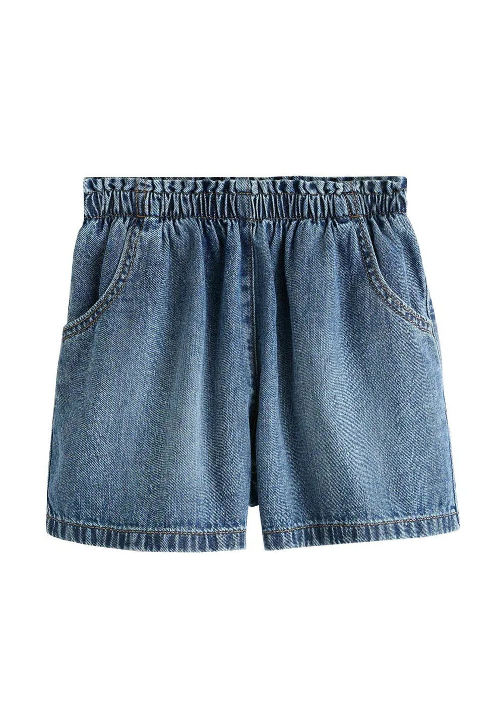 Стандартный крой - шорты без шнурков - джинсовые шорты Next, Mid Blue Denim