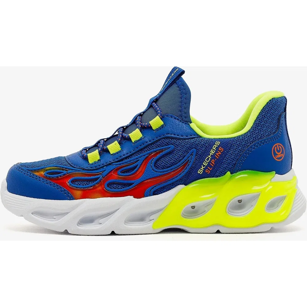 Детские кроссовки для мальчиков со светящейся подошвой Thermo-Flash 2.0 Heat-Brisk, Blue Skechers