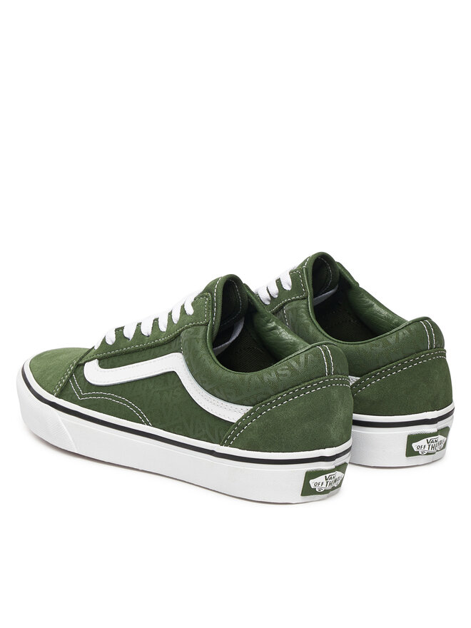 Тканевые кеды Old Skool VN000D2VZ3R1 Vans, зеленый — фото 3