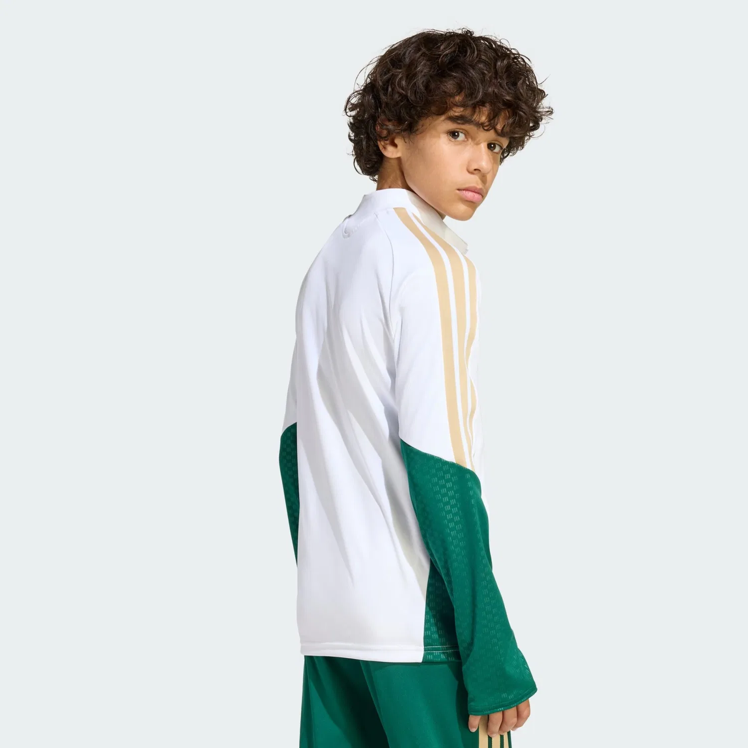 Спортивная футболка Adidas Performance Shirt Italien 26 Tiro белого цвета — фото 3