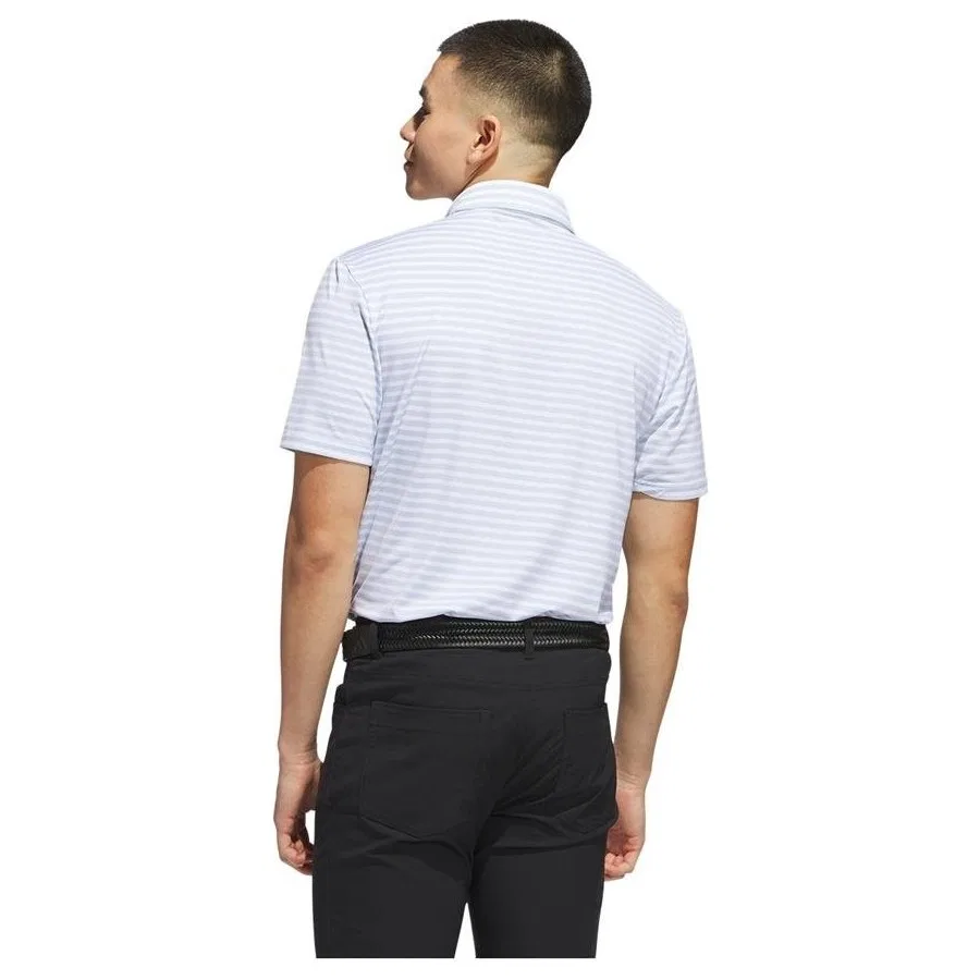 Мужское поло с принтом ULT STRIPE POLO adidas, Синий — фото 2