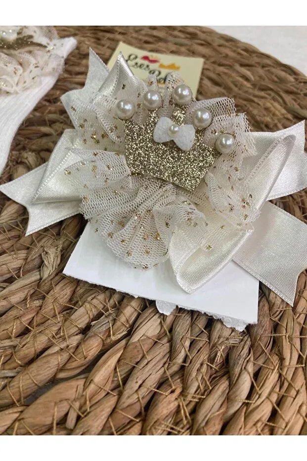 Детские носки для новорожденных хлопковые Eses Bebe, Nude Color — фото 3
