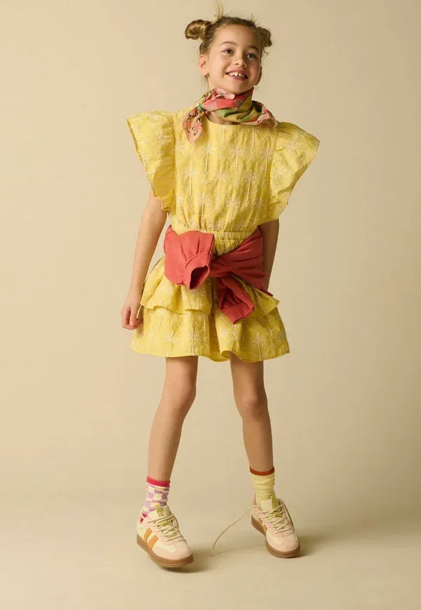 Платье с вышивкой day dress Sissy-Boy, желтый — фото 2