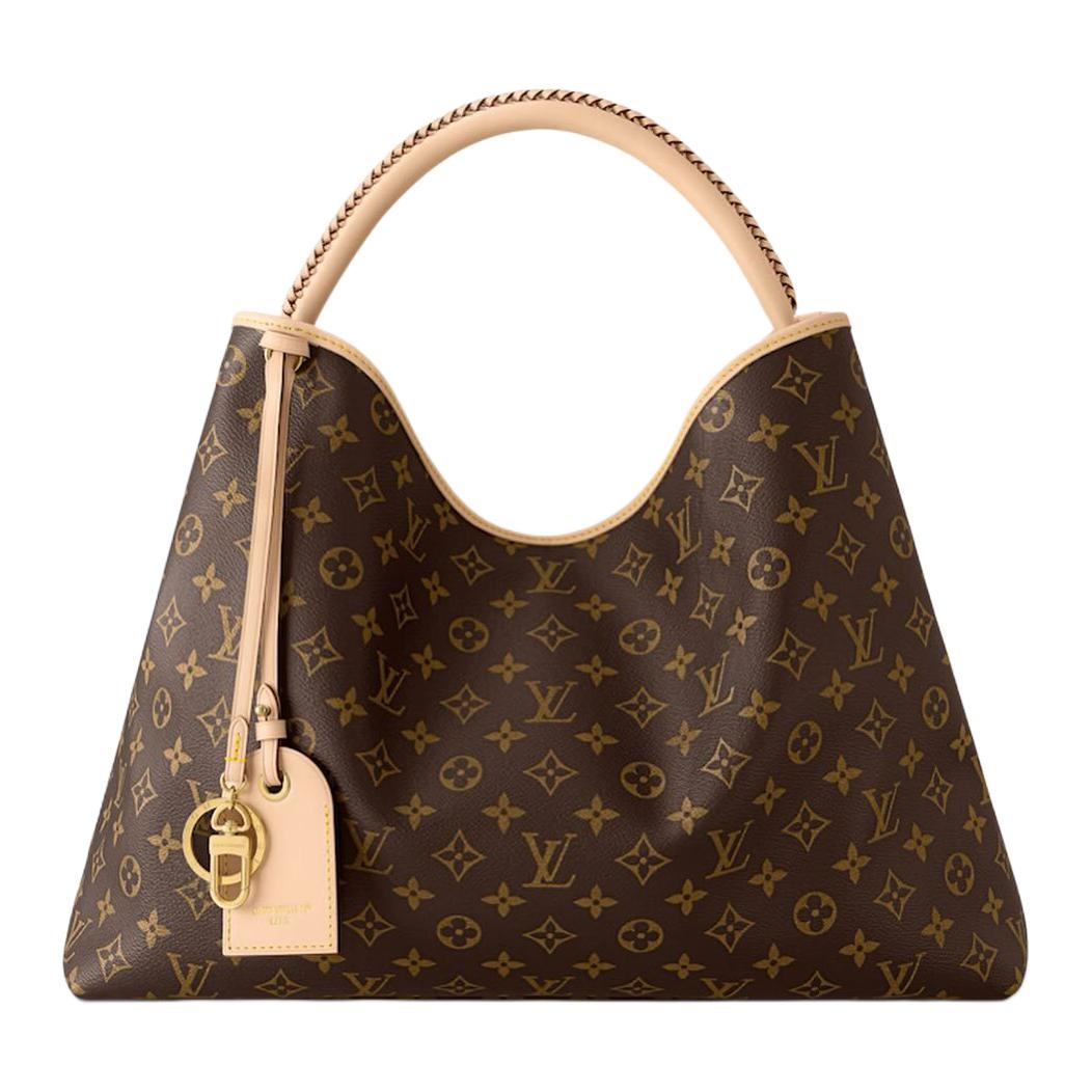 

LOUIS VUITTON Кожаная сумка женская коричневая