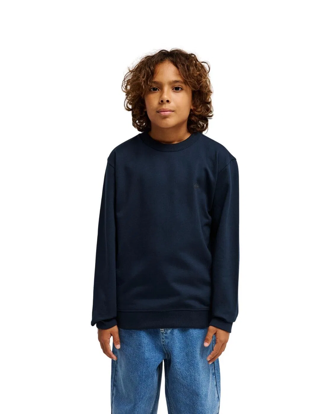 Детское флисовое худи с круглым вырезом Basic Quiksilver, Kosmosblau