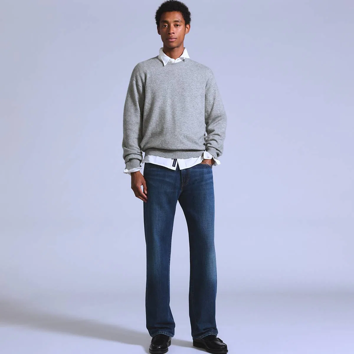 Свободные мужские джинсы Anchor Levi's, Wright - Dark Wash