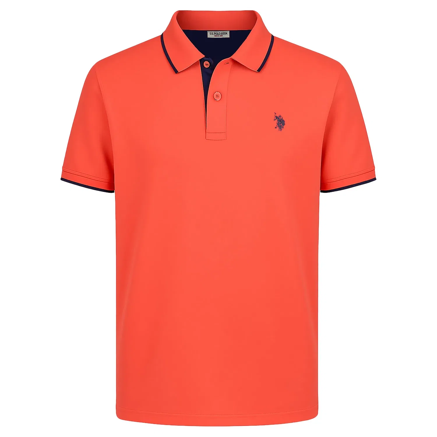 Поло U.S. Polo Assn., коралловый