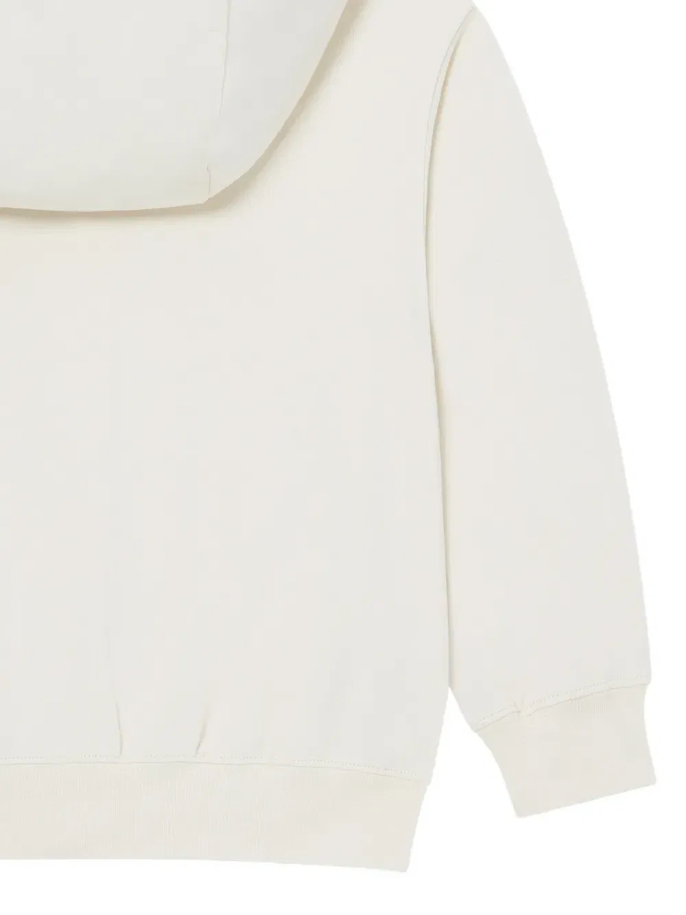 Худи на молнии с логотипом Stella McCartney Kids, бежевый — фото 4