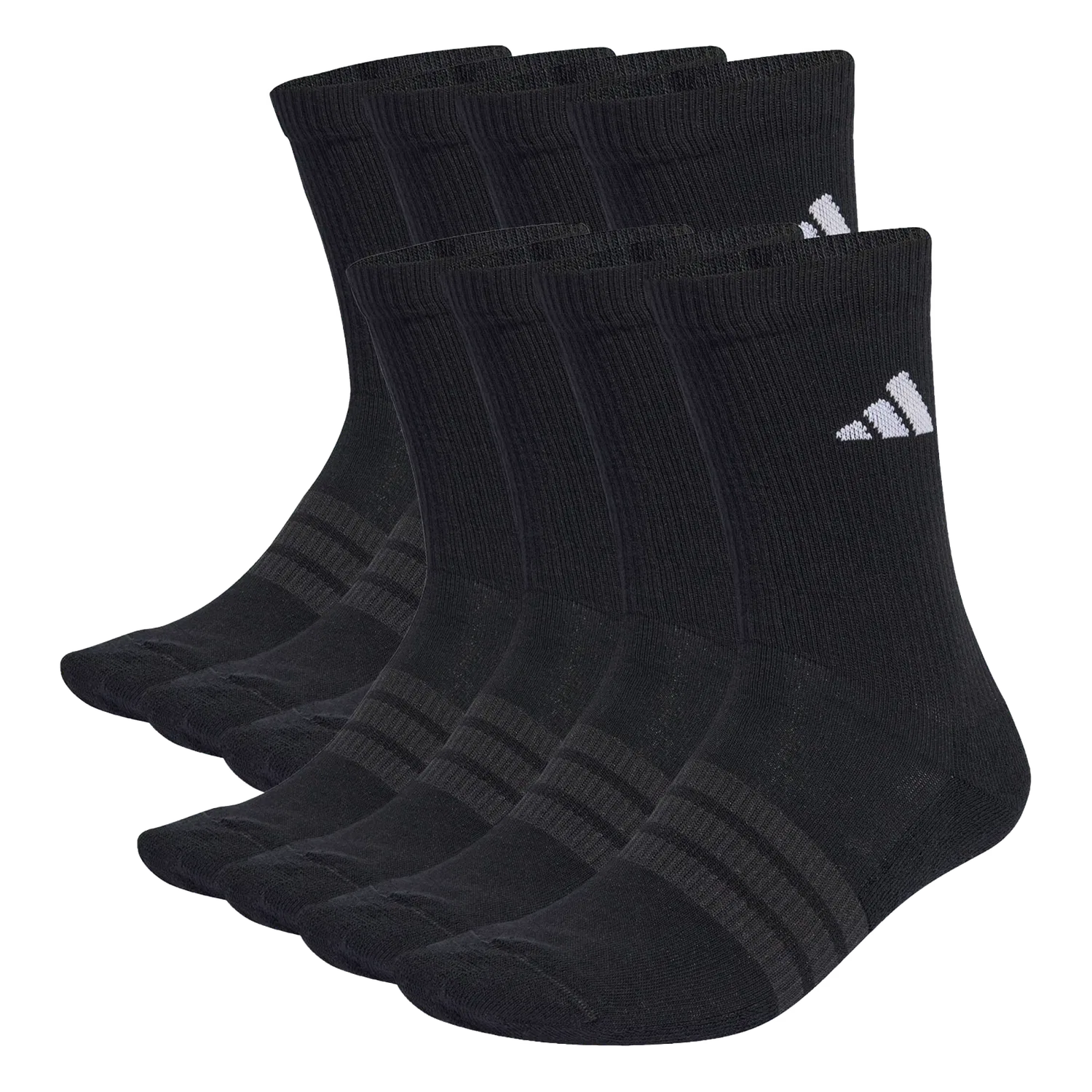 Унисекс носки спортивные средней высоты Adidas, черный