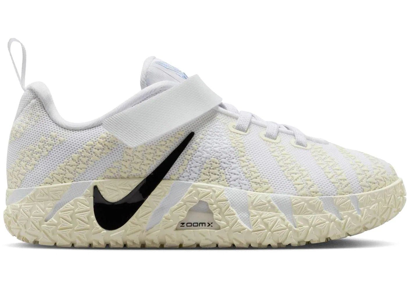 Детские кроссовки для мальчиков с перфорацией Nike Ja 3 Nike, White/Coconut Milk/Desert Khaki/Black