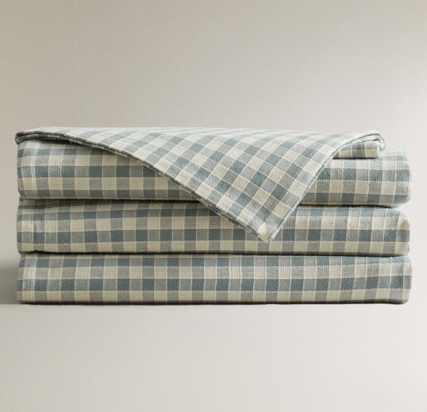 

Скатерть Zara Home Gingham Cotton, синий