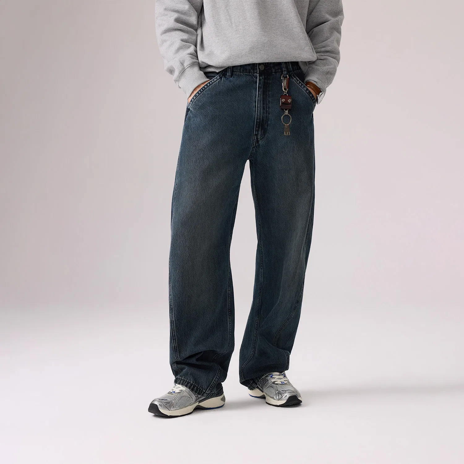 Мужские джинсы Dark Blue Levis — фото 4