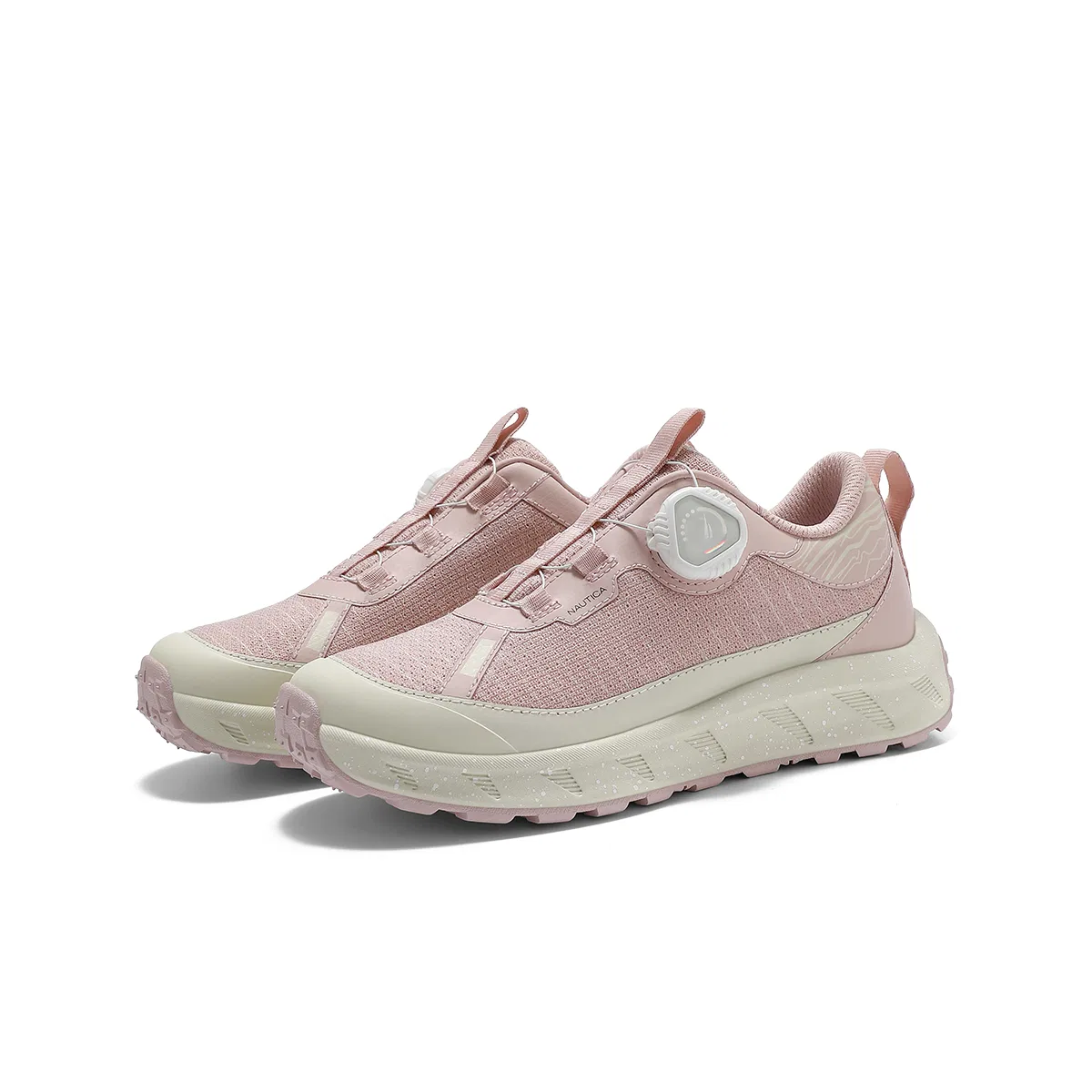 Детские кроссовки для бега с шнуровкой Kids, NAUTICA, Mist Sand Pink — фото 3