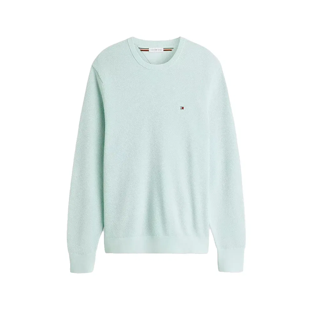 Мужской свитер с фактурным узором Tommy hilfiger, Blue — фото 3