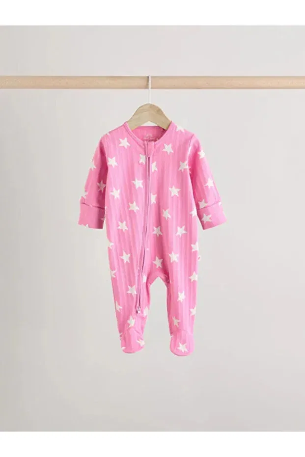 Детский комплект спальных мешков с принтом Basics Next Baby, Pink — фото 3