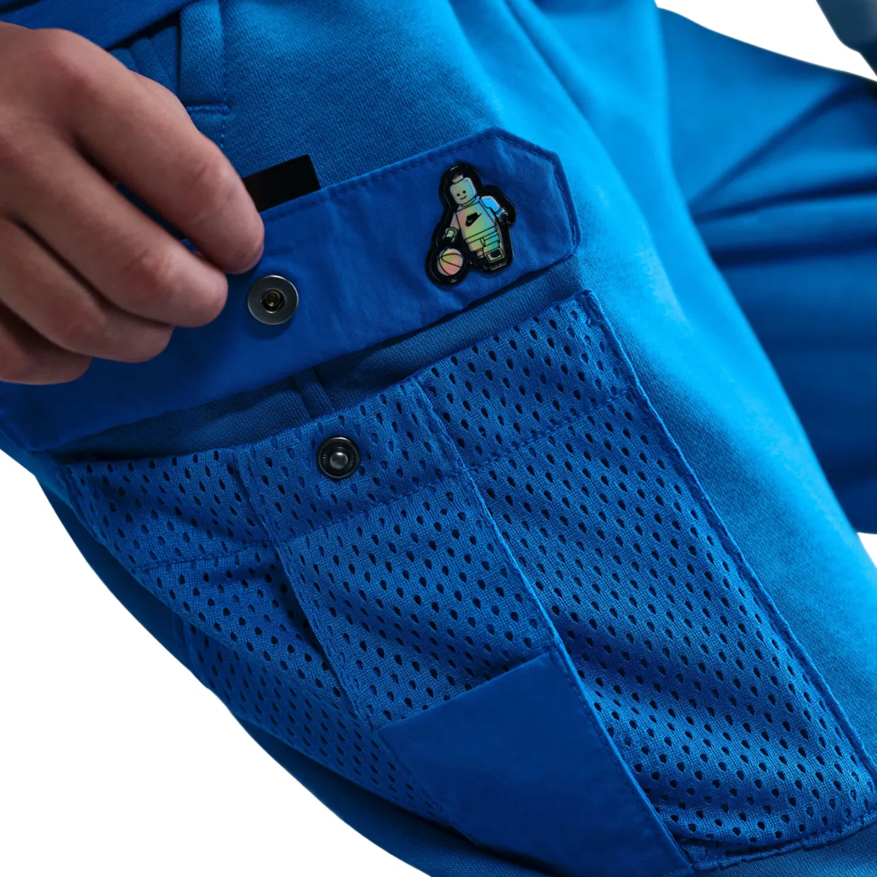 Брюки для мальчиков NSW Club Fleece Loose Nike, цвет Cobalt Blitz/Cobalt Blitz — фото 3