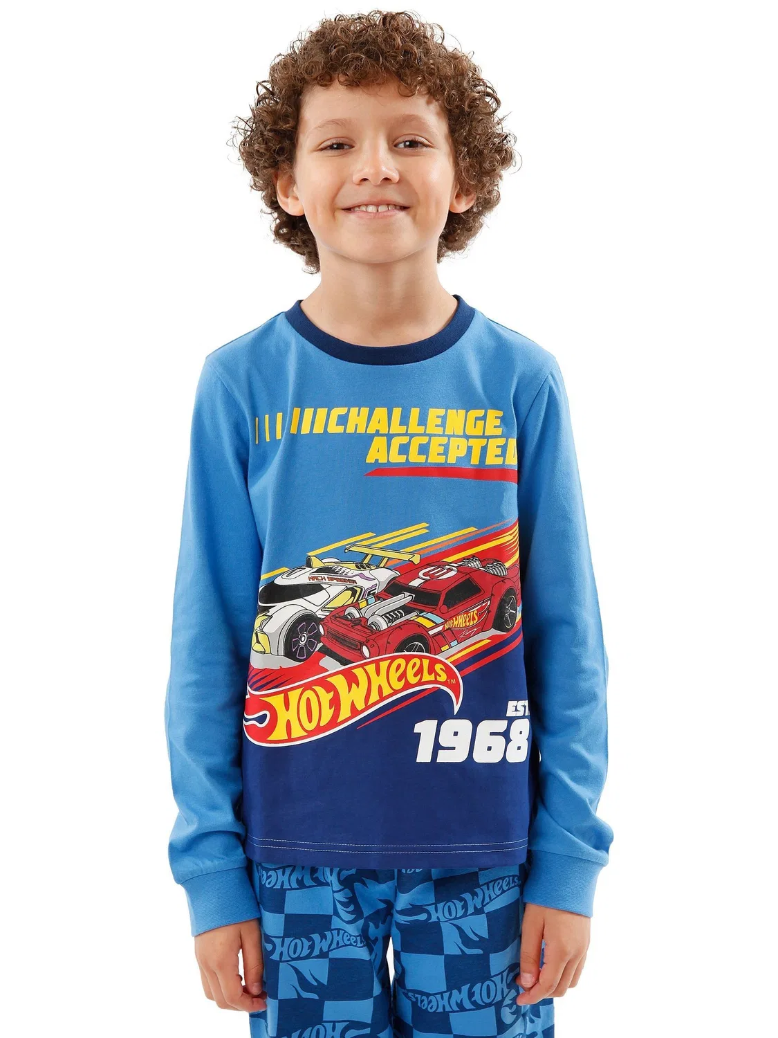 Пижама Hot Wheels Challenge Accepted Character, синий