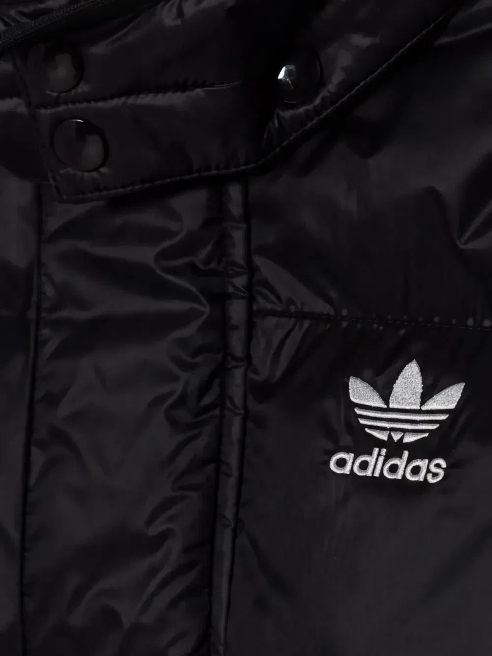 Куртка Adicolor с капюшоном и логотипом Adidas Kids, черный — фото 3