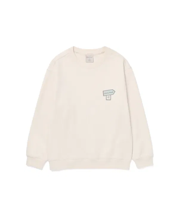 Свитшот с графическим принтом Kids Graphic, Snowpeak Apparel Kids, кремовый — фото 2