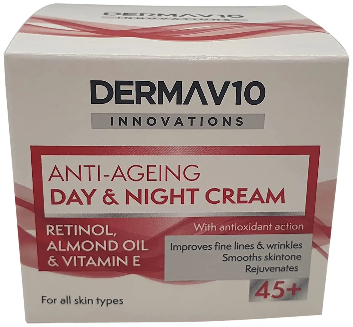 Крем Anti-Ageing Derma V10, 1 шт, Almond Generic