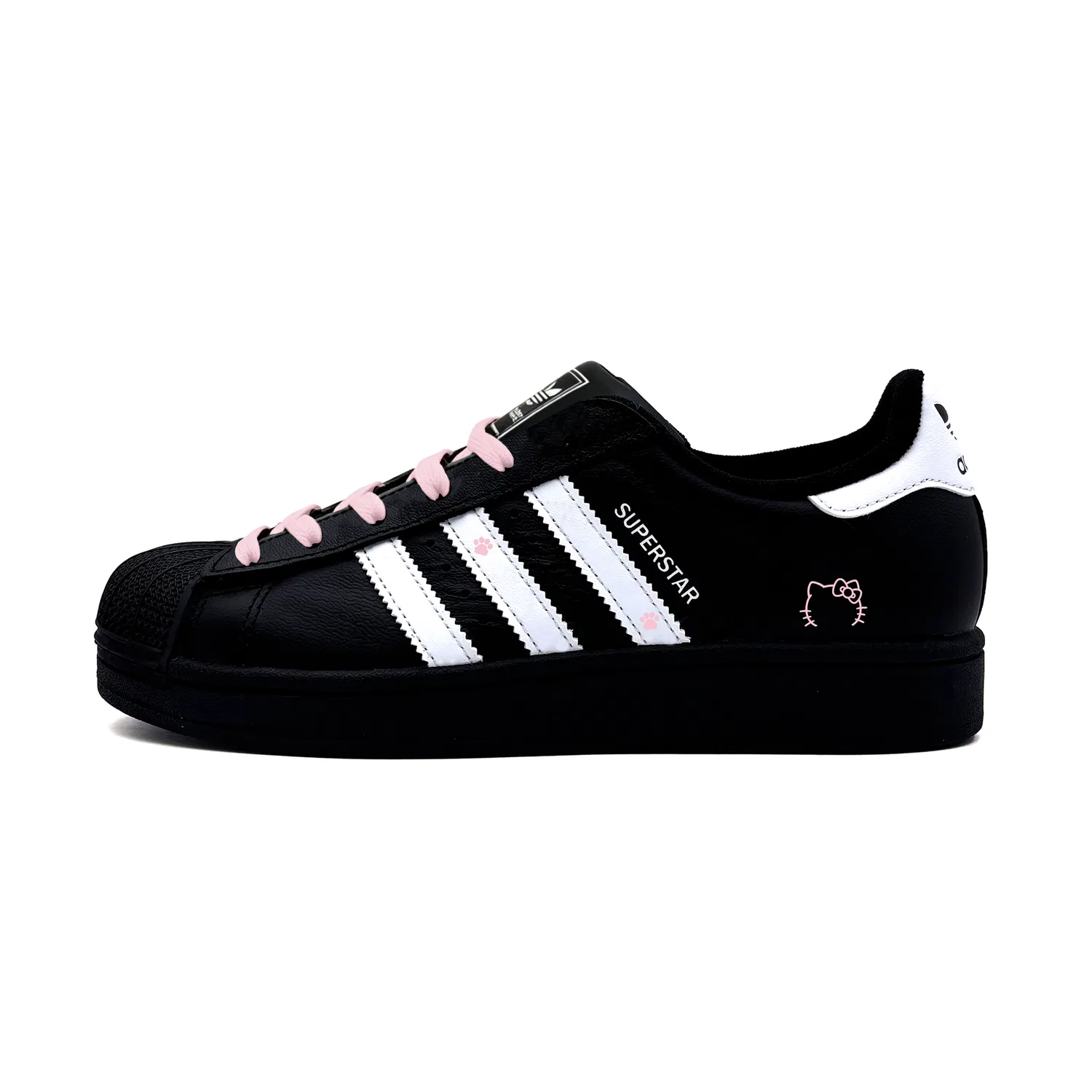 Детские кеды для скейтбординга с принтом Superstar 2 Adidas, Black — фото 3
