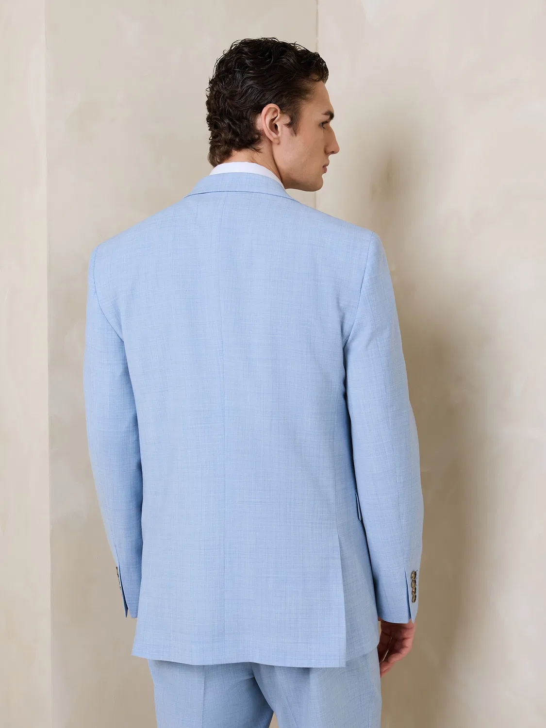 Пиджак из шерстяной смеси, Regular, N.Premium Tailored Fit Next, светло-голубой — фото 3