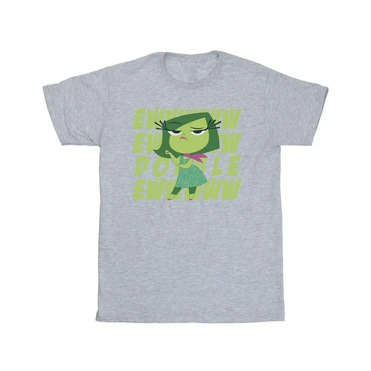 Футболка с принтом Eww Inside Out, Grey