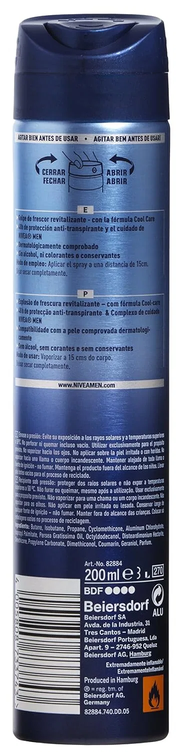 Дезодорант Cool Kick NIVEA MEN, 200 мл — фото 2
