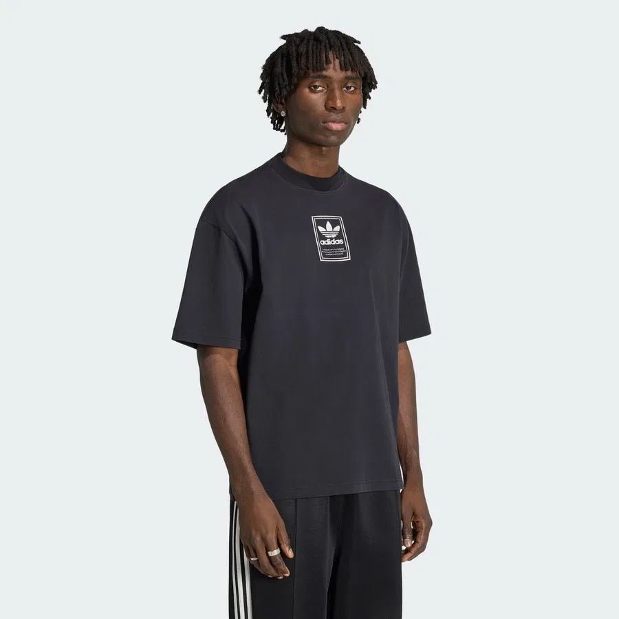 Футболка с принтом Elevated GFX adidas, Черный
