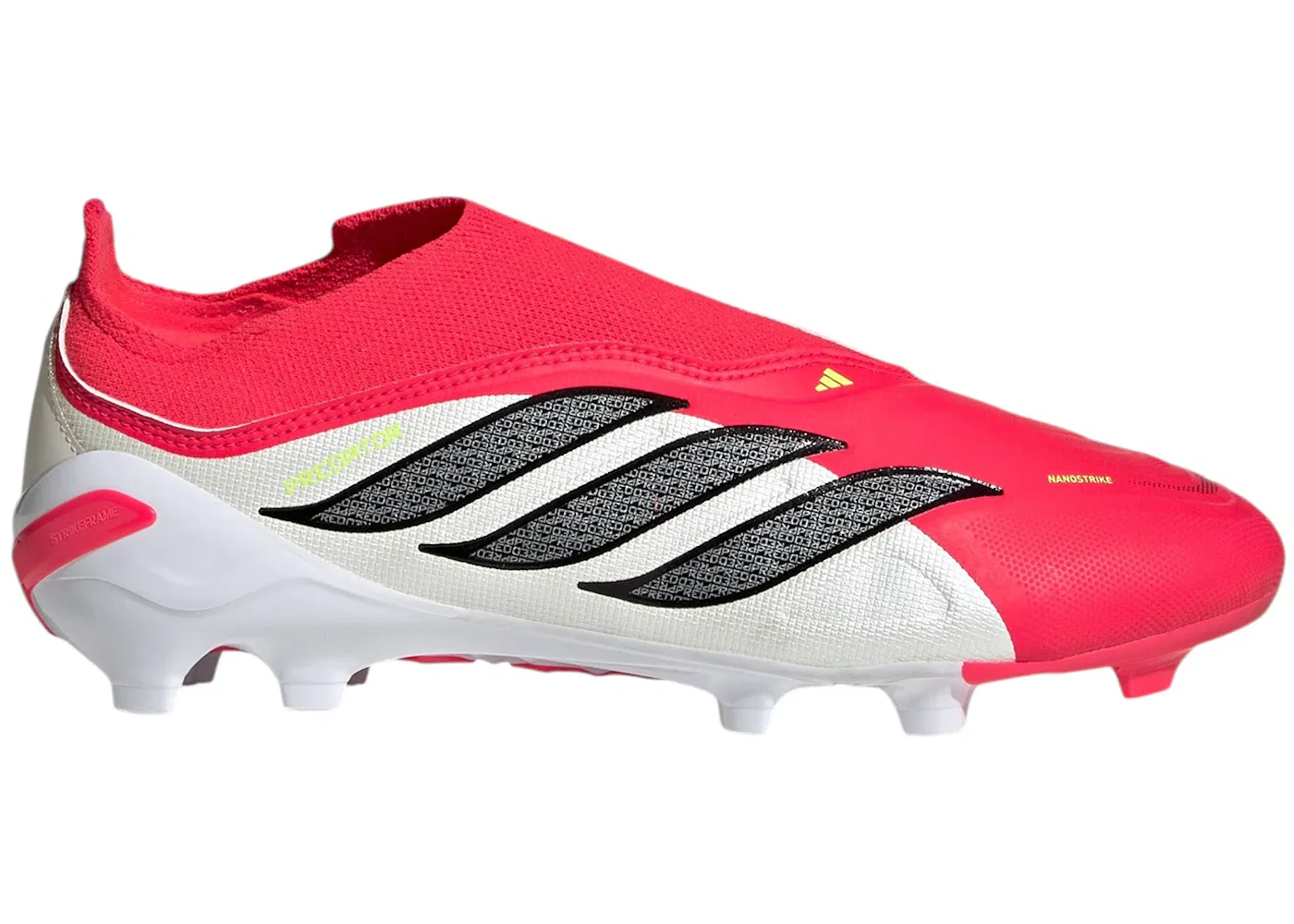 Детские бутсы Predator League Laceless FG Adidas, Lucid Red/Core Black/Cloud White