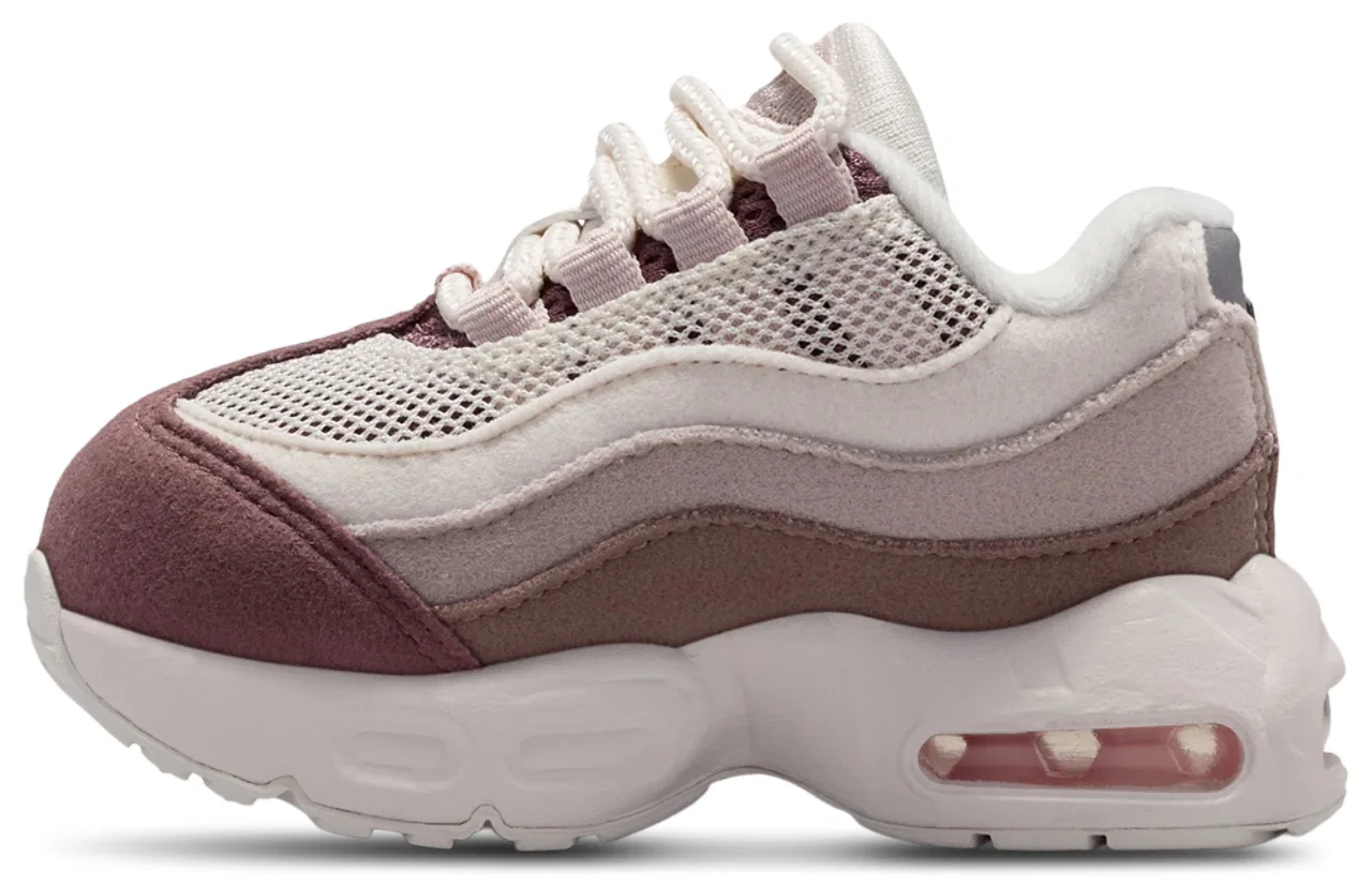 Кроссовки для девочек Air Max 95 Nike, цвет Phantom/Red Silt — фото 2