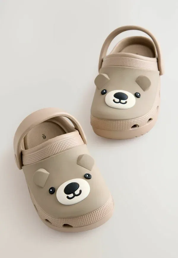 Босоножки синтетические Clogs Next, Brown bear — фото 2