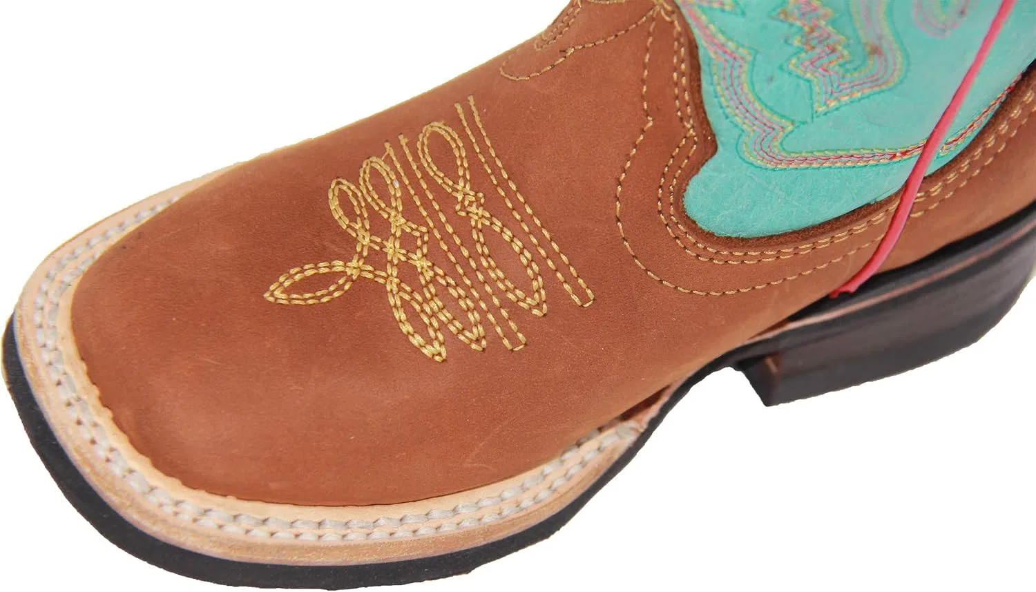Детские сапоги для девочек с принтом Kids Western Boots Girls Cowgirl Cowboy Boot The Western Shops, Blue Tang — фото 3