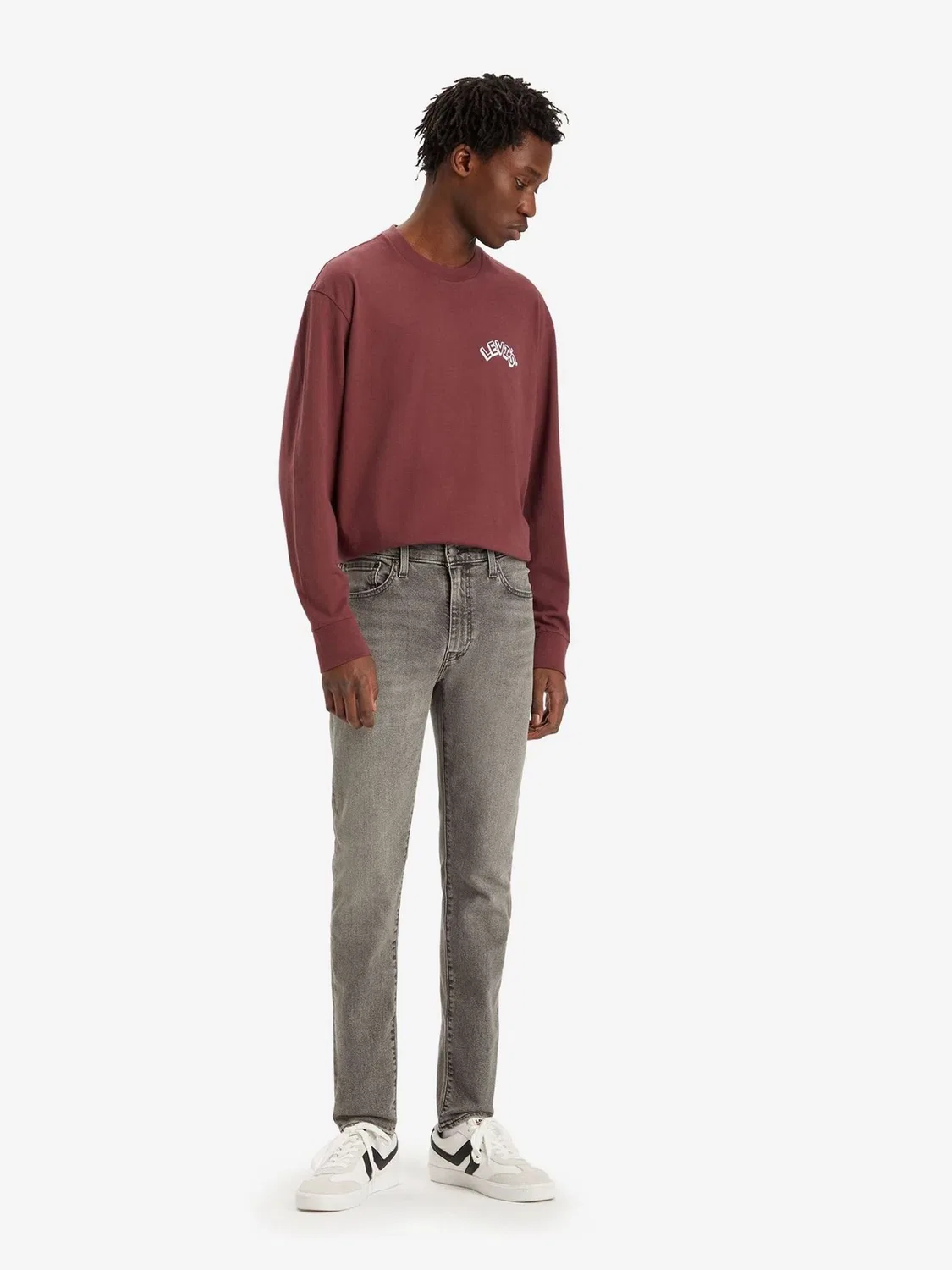 Джинсы зауженные 512 Slim Taper Levi's, серый — фото 4