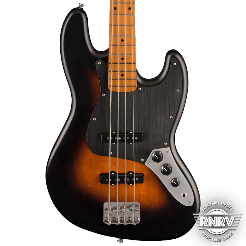 

Squier 40th Anniversary Jazz Bass, Vintage Edition, Maple FB, черная анодированная накладка, атласные широкие двухцветные солнечные лучи Fender Squier 40th Anniversary Jazz Bass, Edition, Maple FB, Black Anodized Pickguard,